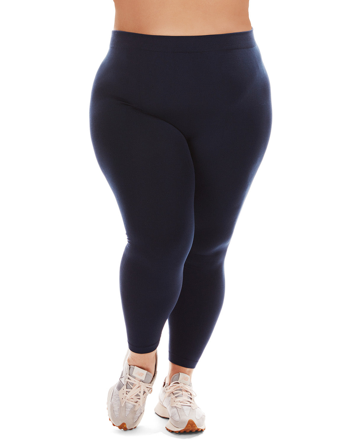Women's Seamless Fleece Lined Leggings : Color: Navy