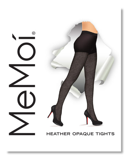 Heather Flat Knit Opaque Tights : Color: Navy