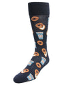Men's Bagel Shop Bamboo Blend Men's Crew Socks : Color: Navy Blazer