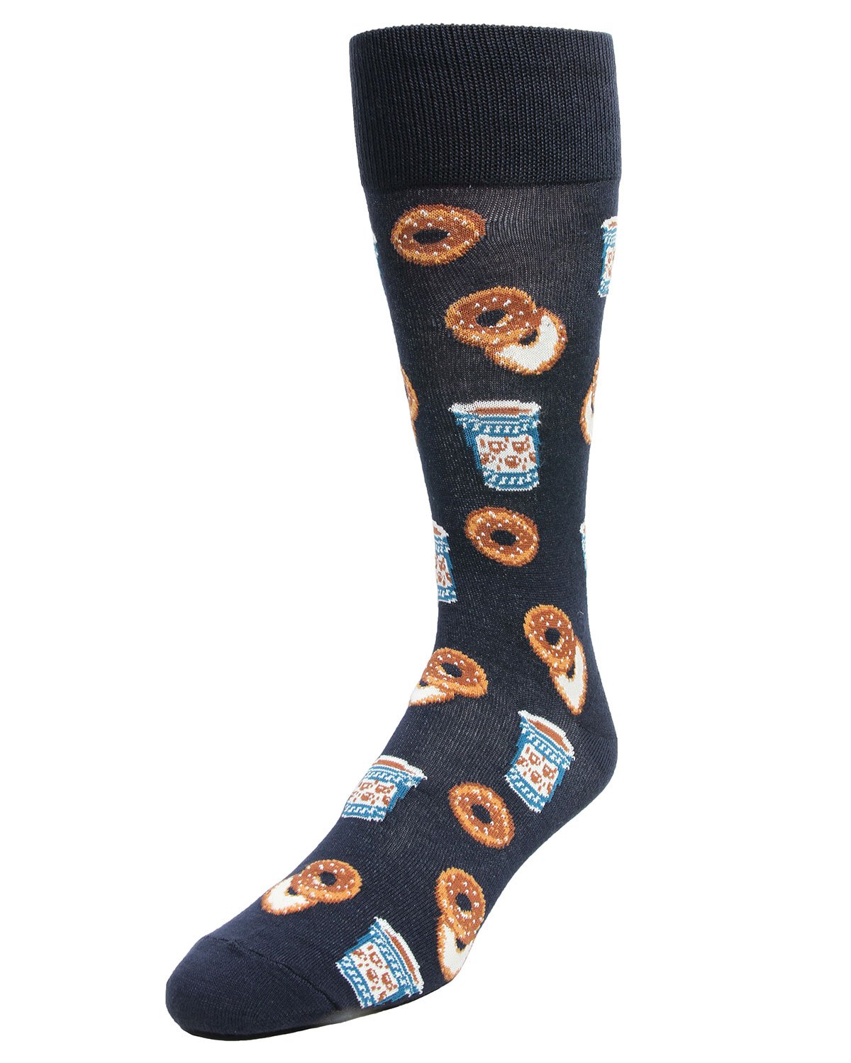 Men's Bagel Shop Bamboo Blend Men's Crew Socks : Color: Navy Blazer