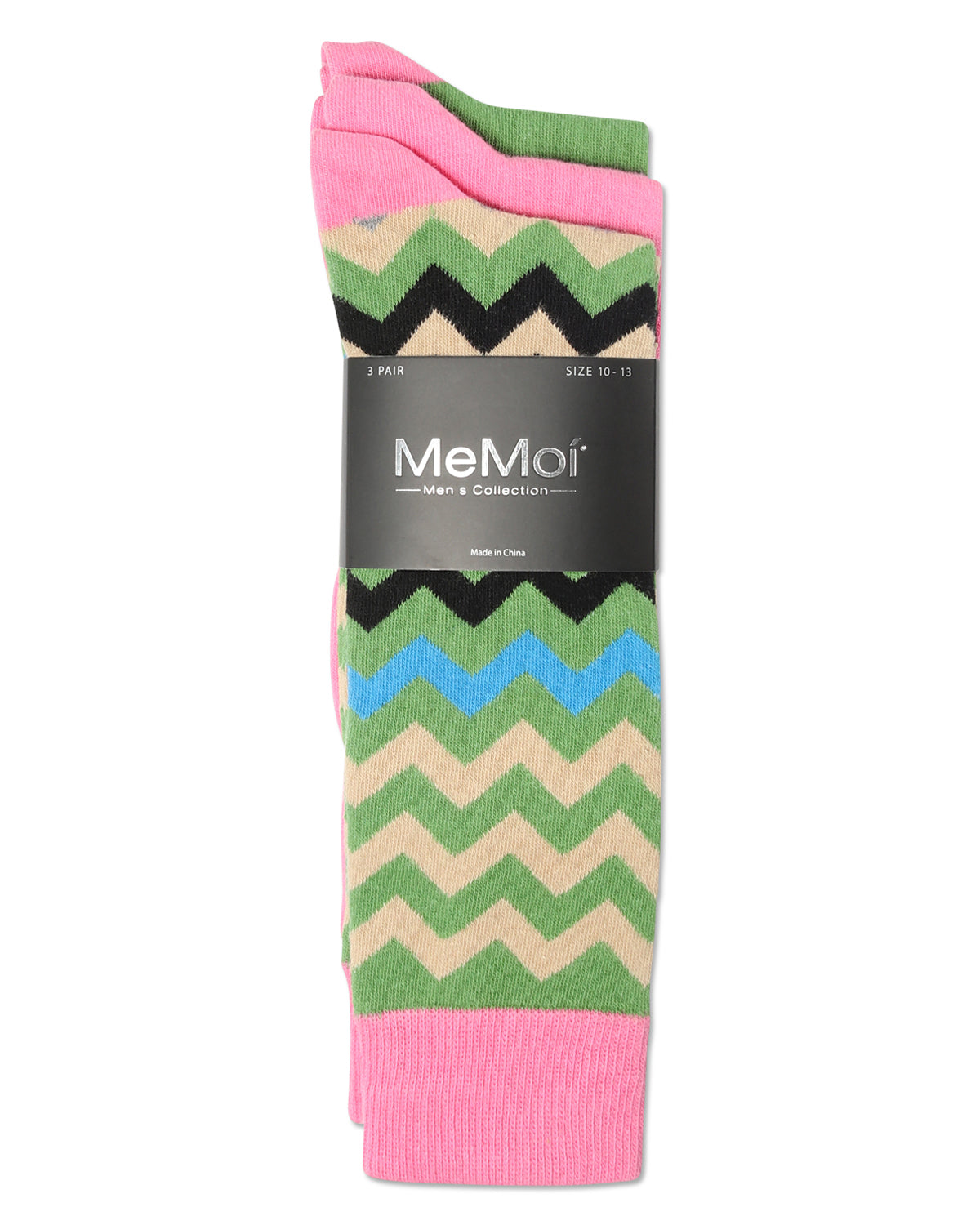 Colorvron Cotton Blend Crew Sock 3 Pack : Color: Black