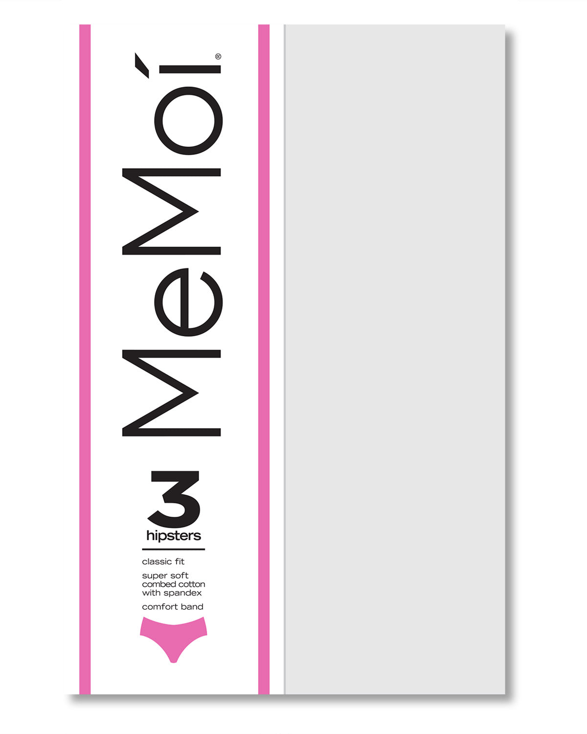 Combed Cotton Basic Hipster Panties 3 Pack 