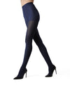 Women's Perfectly Opaque Control Top Tights : Color: Evening Blue