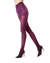 Women's Perfectly Opaque Control Top Tights : Color: Magenta Purple