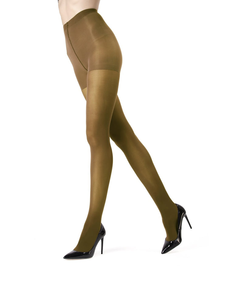 MANZI 1-6 Pairs Run Resistant Control Top Opaque Tights : :  Clothing, Shoes & Accessories