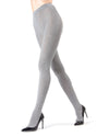 Women's Brooklyn Flat Knit Cotton Blend Sweater Tights : Color: Medium Gray