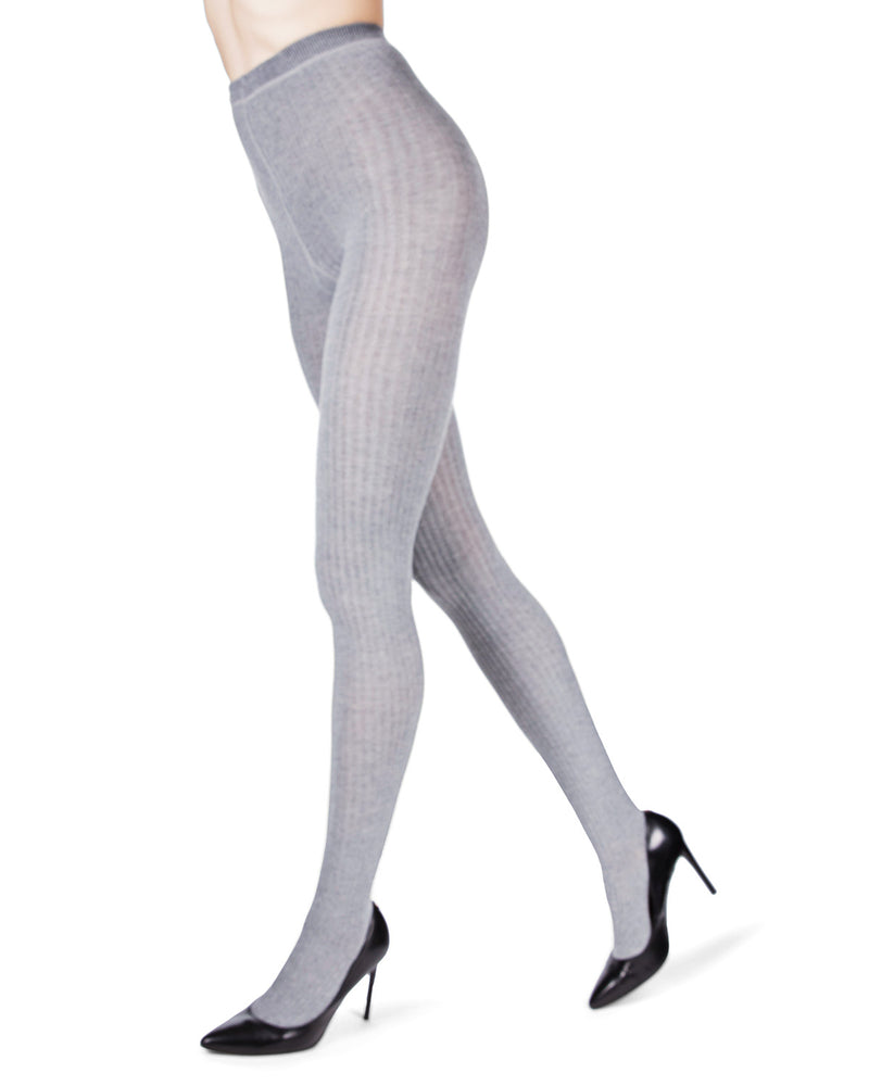 Women's Ribbed Sweater Tights - A New Day™ Black 1X/2X