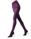 Soft Pima Cotton Tights with Comfort Waist : Color: Blackberry Cordial