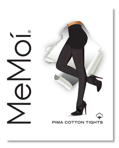 Soft Pima Cotton Tights with Comfort Waist : Color: Charcoal