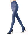 Soft Pima Cotton Tights with Comfort Waist : Color: Denim