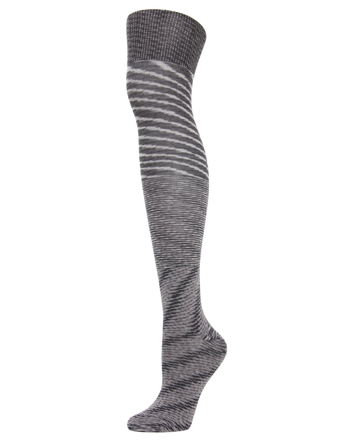 Wild Side Cotton Blend Over the Knee Socks : Color: Black
