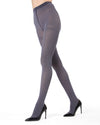 Heather Flat Knit Opaque Tights : Color: Navy