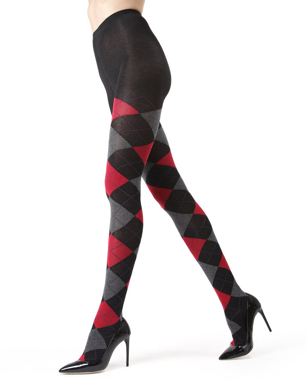 MeMoi Argyle Sweater Tights