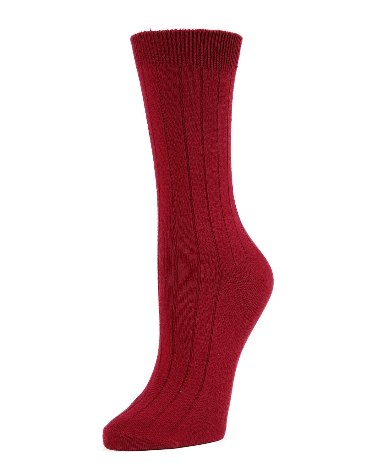Women's Neutral Ribbed Knit Essential Boot Socks : Color: Sun-Dried Tomato