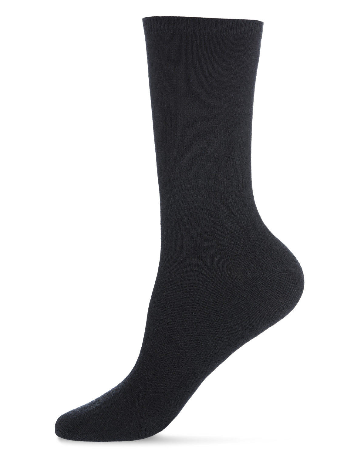 Women's 2 Pair Pack Bamboo Blend Flat Crew Socks