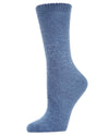 Soft & Cozy Cotton Blend Crew Length Boot Sock : Color: Peacoat