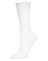 Soft & Cozy Cotton Blend Crew Length Boot Sock : Color: Winter White