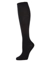 Ribbed Cotton Blend Knee High Socks : Color: Black