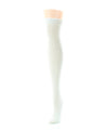 Jumbo Cable Over The Knee Cotton Blend Warm Socks : Color: Winter White