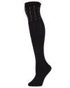 Women's Evening Star Studded Over The Knee Socks : Color: Black
