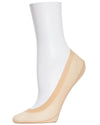 Women's Basic Microfiber No Show Liner Socks : Color: Nude