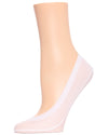 Women's Basic Microfiber No Show Liner Socks : Color: White
