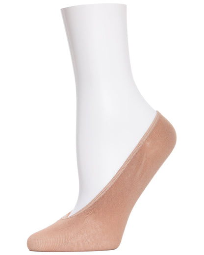 No-Show Smooth Cotton Shoe Liners : Color: Nude