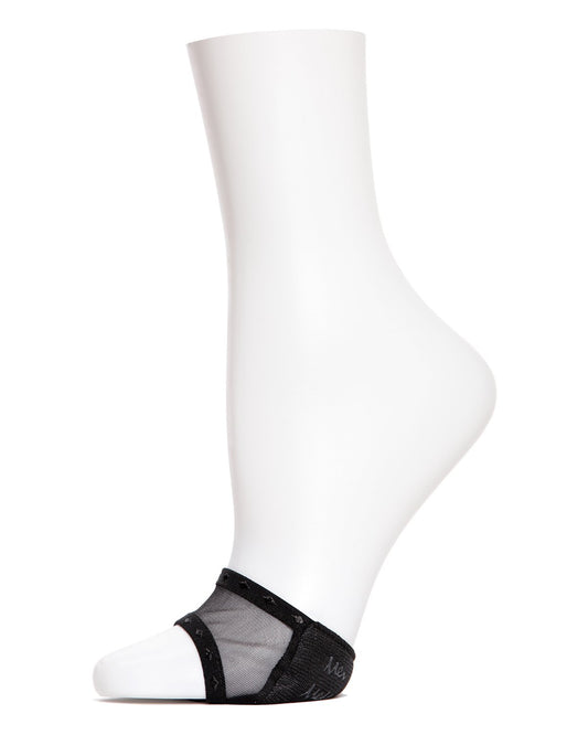 Ultra-Sheer Stretch Open Toe Cover : Color: Black