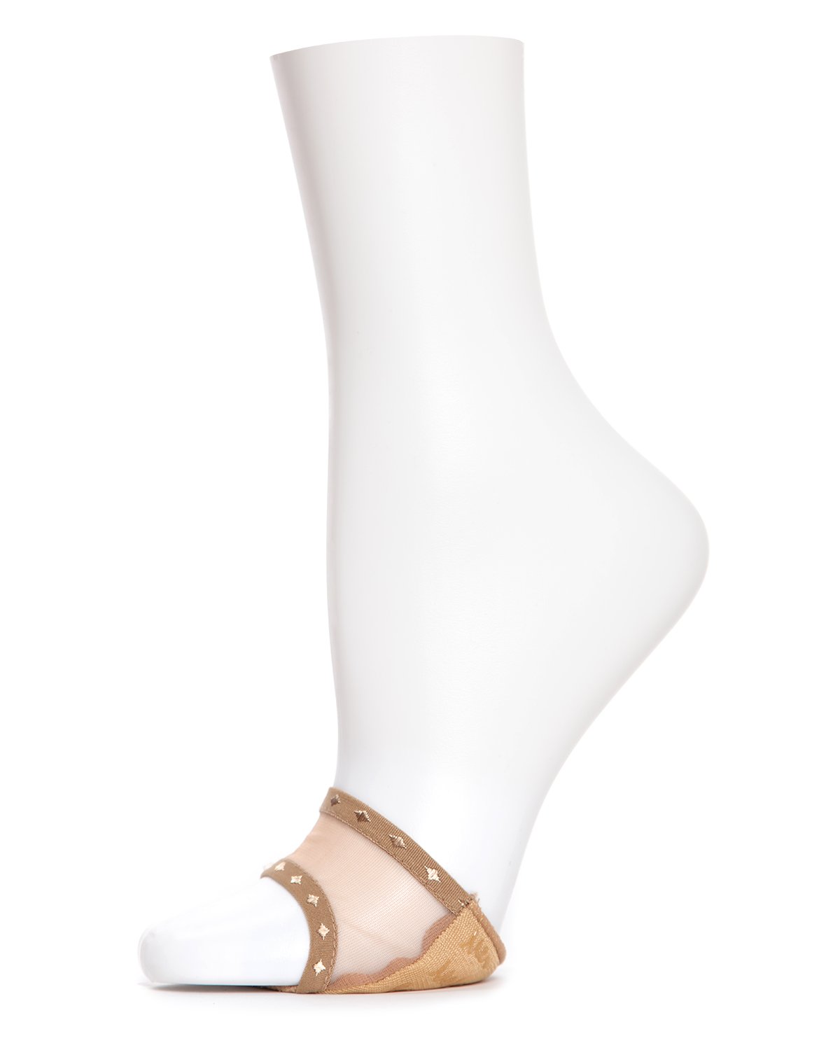 Ultra-Sheer Stretch Open Toe Cover : Color: Nude