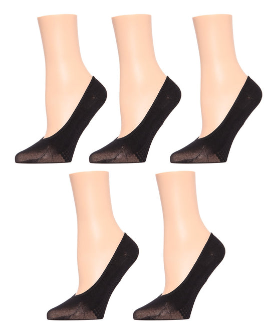 Foot Massaging Shoe Liners 5 Pack : Color: Black