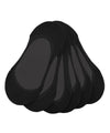 Opaque Seamless Shoe Liners 6-Pack : Color: Black