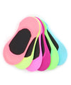Opaque Seamless Shoe Liners 6-Pack : Color: Coral Multi