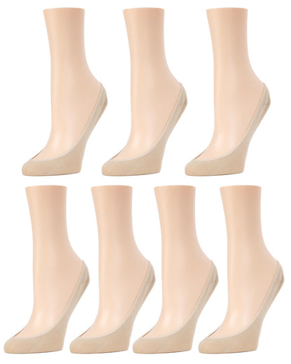 Ballerina Micro Liner Socks 7-Pack : Color: Nude