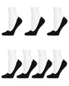 Mid-Cut Liner Cotton Blend Sock 7-Pack : Color: Black