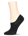 Women's 10 Pair Pack Cotton Blend No Show Sneaker Liners : Color: Black