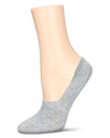 Women's 10 Pair Pack High Cut Sneaker Liners : Color: Gray-White-Black