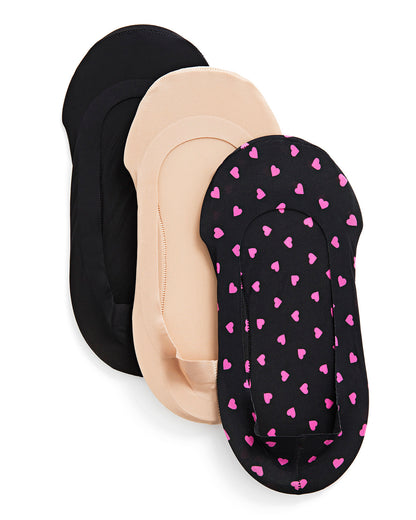 Pindot Heart Fine Edge Liner 3-Pack : Color: Black