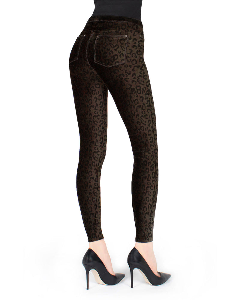Buttery Soft Leggings - Black Leopard – Alpha Woman Activewear
