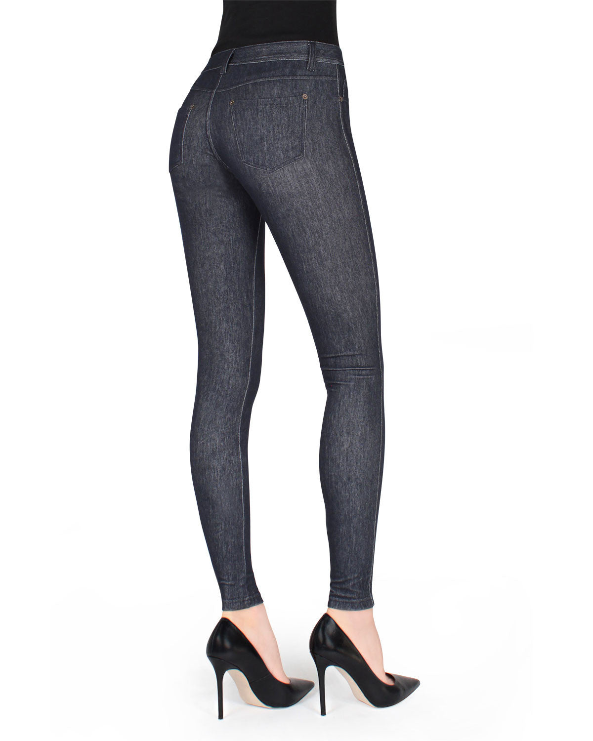 MeMoi Womens Weekend Denim Capri Legging Pocket Pants, Black, Small /  Medium at  Women's Clothing store