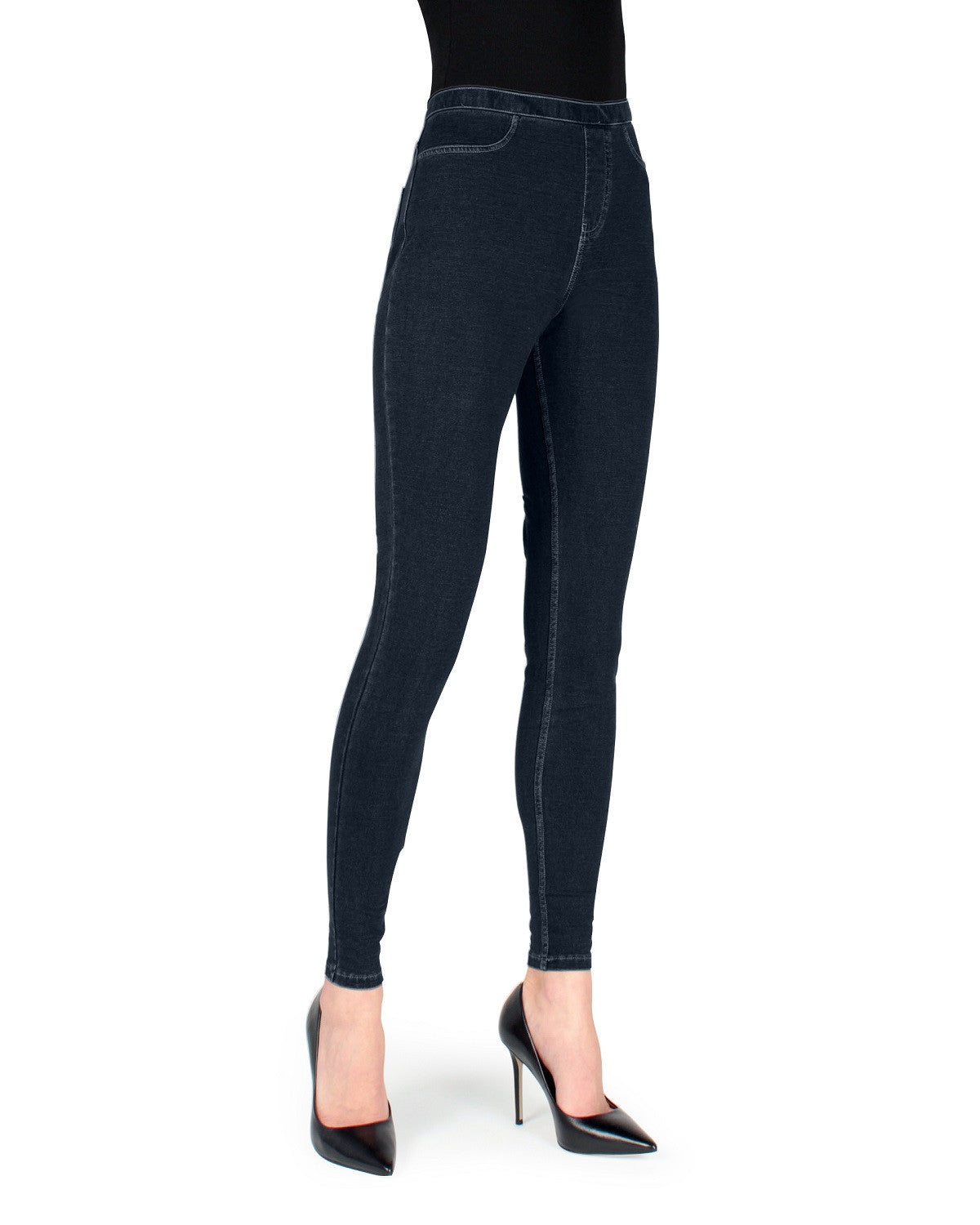 Women's Alta Denim Jean High Waist Leggings : Color: Blue