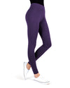 Women's Cotton Blend Basic Yoga Pants : Color: Blackberry Cordial