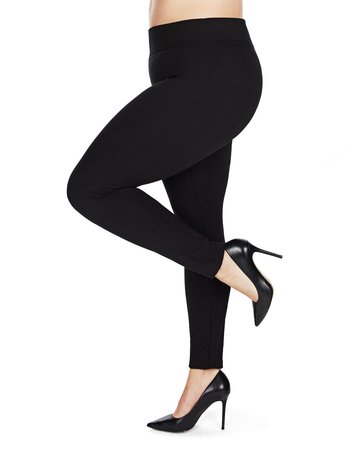 Women's Cotton Blend Basic Yoga Pants : Color: Black