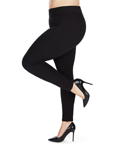 Women's Cotton Blend Basic Yoga Pants : Color: Black