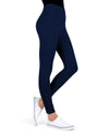 Women's Cotton Blend Basic Yoga Pants : Color: Navy