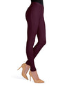 Lisse Chino Cotton Blend Leggings : Color: Fig