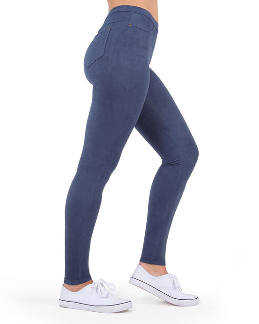 Soft & Smooth Microsuede Leggings : Color: Peacoat