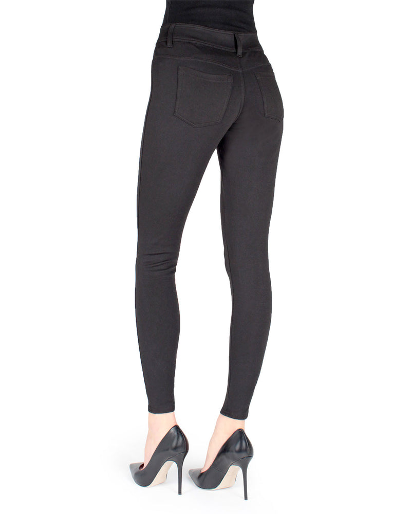 Hue Womens Plus-Size High Waist Black Out Ponte Leggings : :  Clothing, Shoes & Accessories