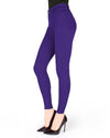 Women's Faux Denim Ponte Leggings : Color: Purple Grape