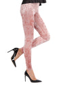 Crushed Velvet Stretch Leggings : Color: Blush Pink