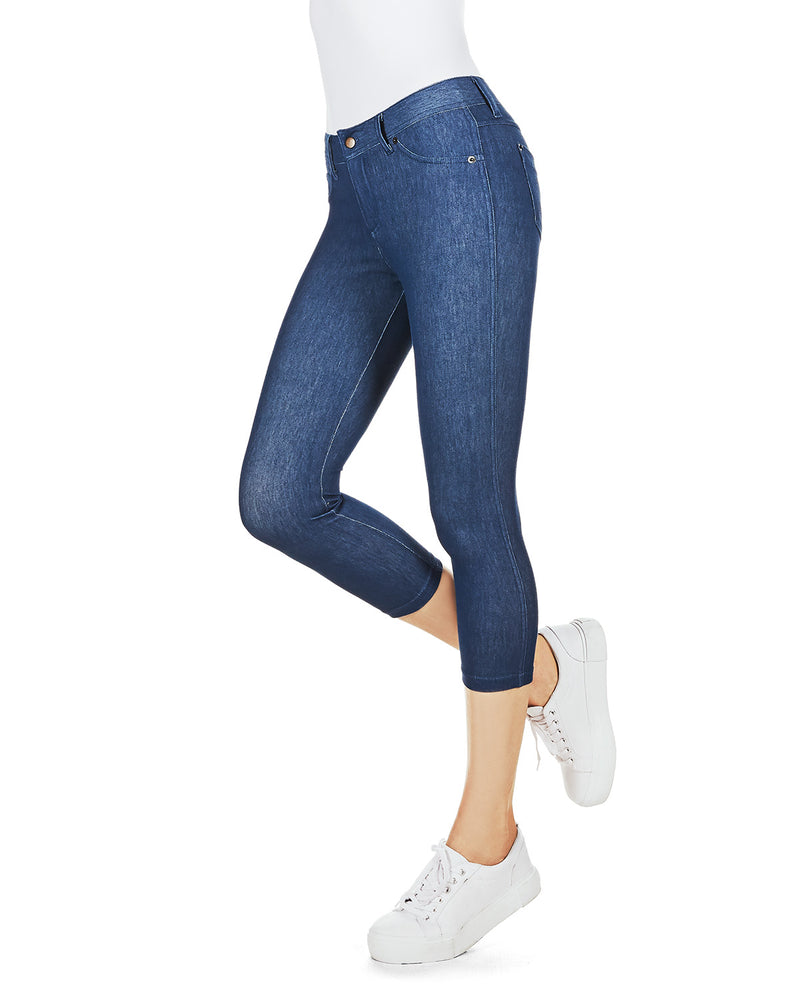 Fit Division Women's Jean Look Cotton Blend Jeggings Tights Slimming Full  Lenght Capri Bermuda Shorts Leggings Pants S-3XL (S US Size 2-4,  FDJN825-SGY) : : Clothing, Shoes & Accessories